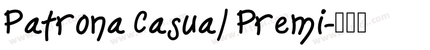 Patrona Casual Premi字体转换